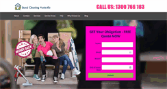 Desktop Screenshot of bondcleaningaustralia.com.au